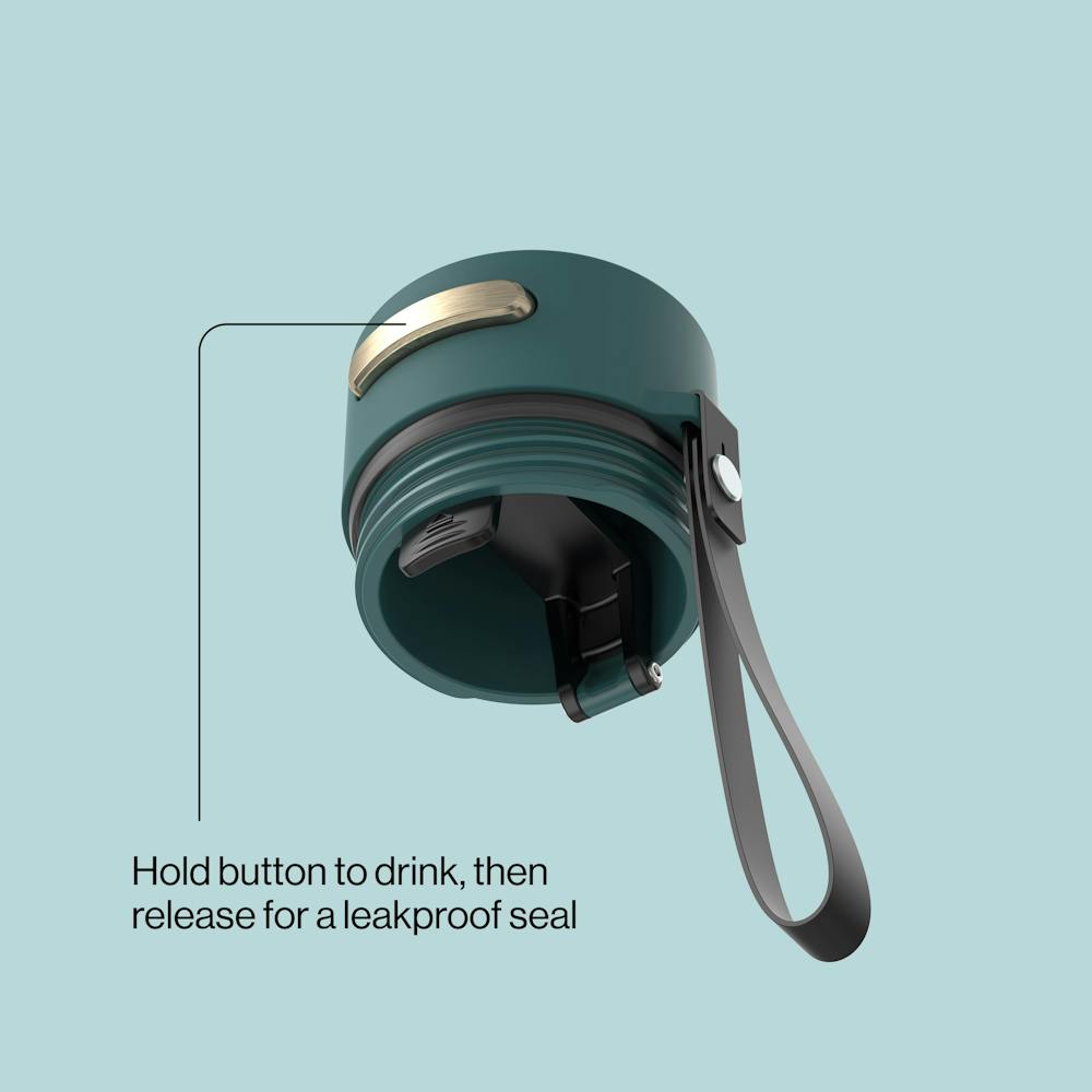 24 oz AutoSeal® Bottle - Mineral Teal Champagne