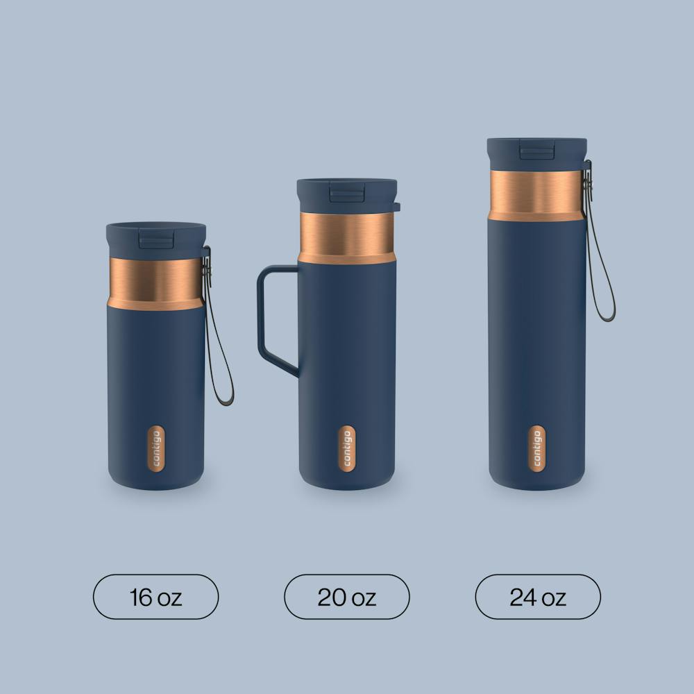 20 oz SnapSeal™ Bottle w/Handle - Abyss Bronze